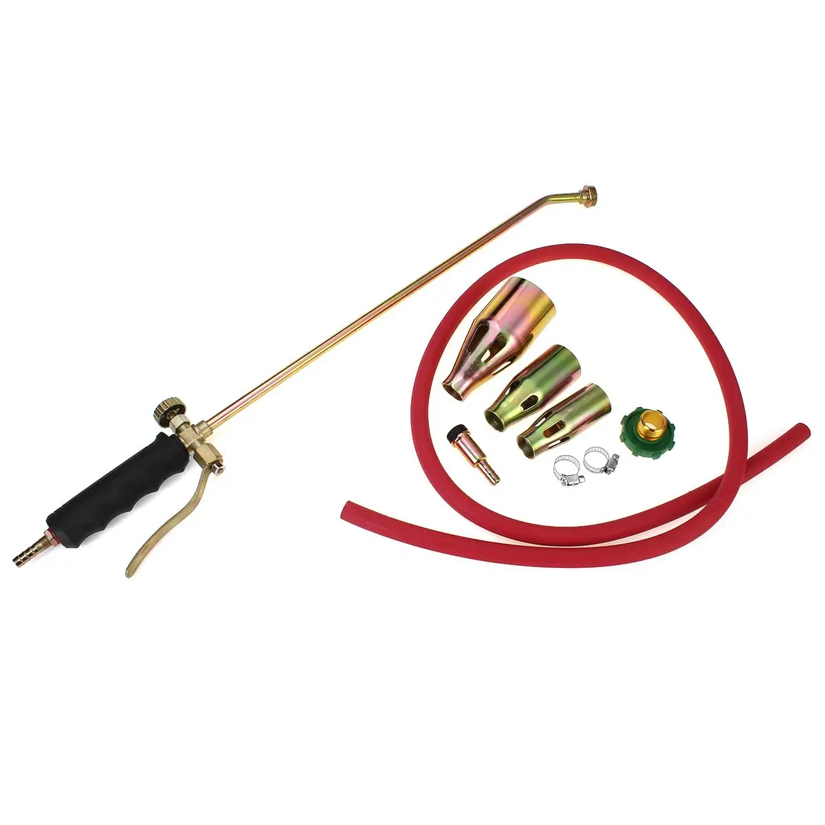 

NEW Grass Burner Electric Thermal Weeder Hot Air Grass Killer Grass Flame Butane Gas Garden Tool + 3 Nozzle