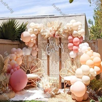 natural sand balloons garland arch kit baby shower decoration birthday party wedding supplies anniversary bridal shower decor