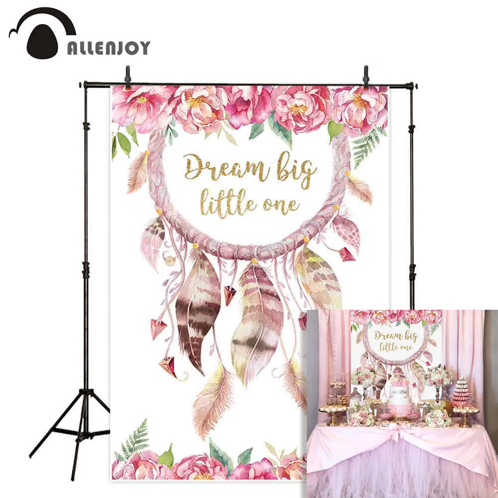 Allenjoy фон для 1-го дня рождения фотография дикий один Ловец снов принцесса малыш