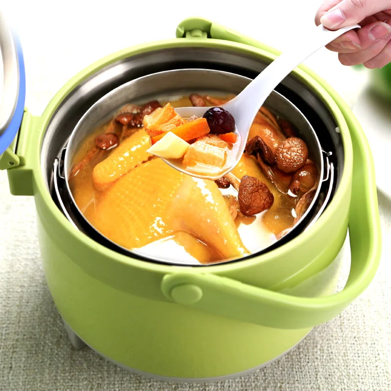 Pinkah 3L 4.5L вакуумный тушеный горшок банка для продуктов сохраняющая тепло 24 часа