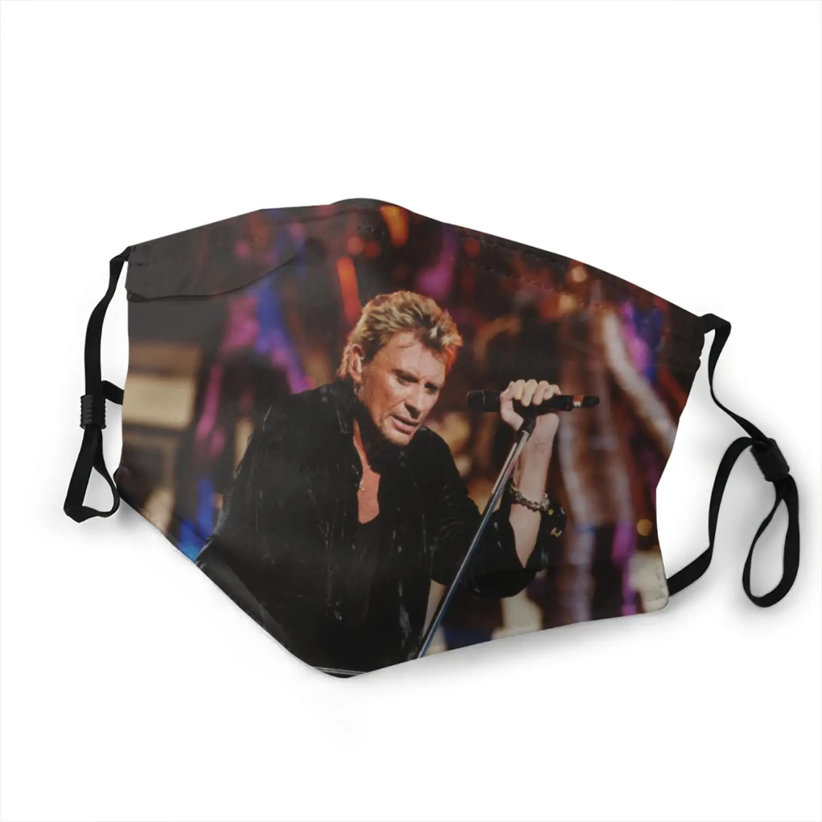 

Printer Johnny Hallyday Breathable Face Mask Tattoo Filter Mouth Foam Masque Johnny Hallyday Jacket Women/men Mouth Mask