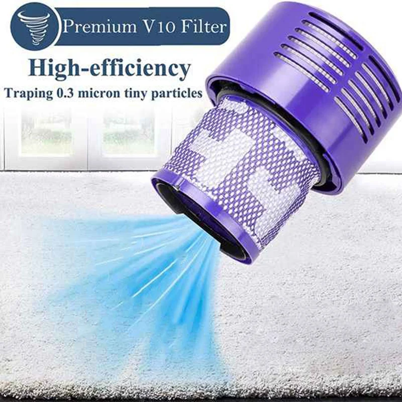 

Washable Filter Unit for Dyson V10 Sv12 Cyclone Animal Absolute Total Clean Vacuum Cleaner Filters Parts