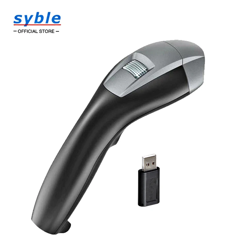 

Wireless Barcode Scanner with Base 2D Cordless Bar Code Reader CMOS Imager Read QR Code, Data Matrix, PDF417 XB-S80RB