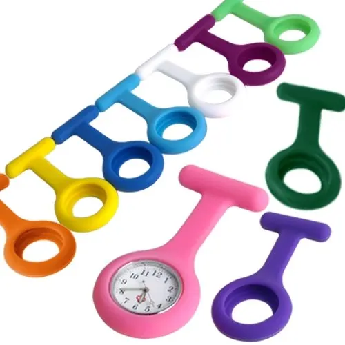 

High-quality Silicone Nurse Clock in 10 colors FREE BATTERY
