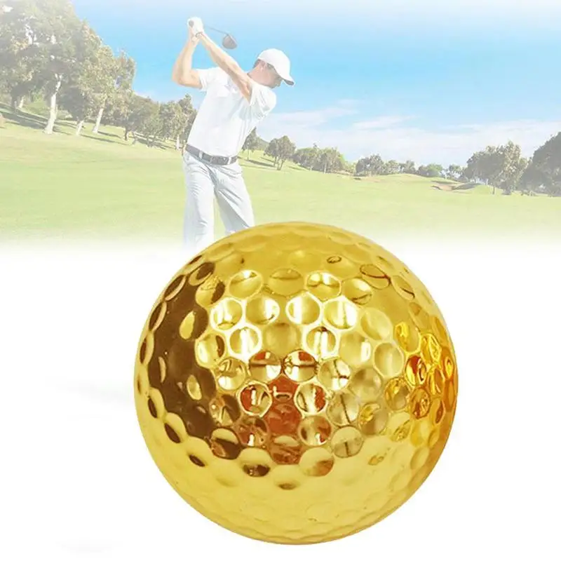 

Golf Double Plating Golden Golf Ball