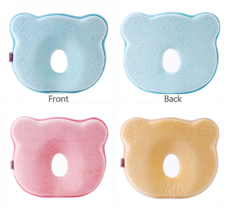 

Baby Memory Foam Pillow Baby Shaping Pillows Neck Protecting Cushion Newborns Sleeping Pillow Soft Infant Head Support Pad
