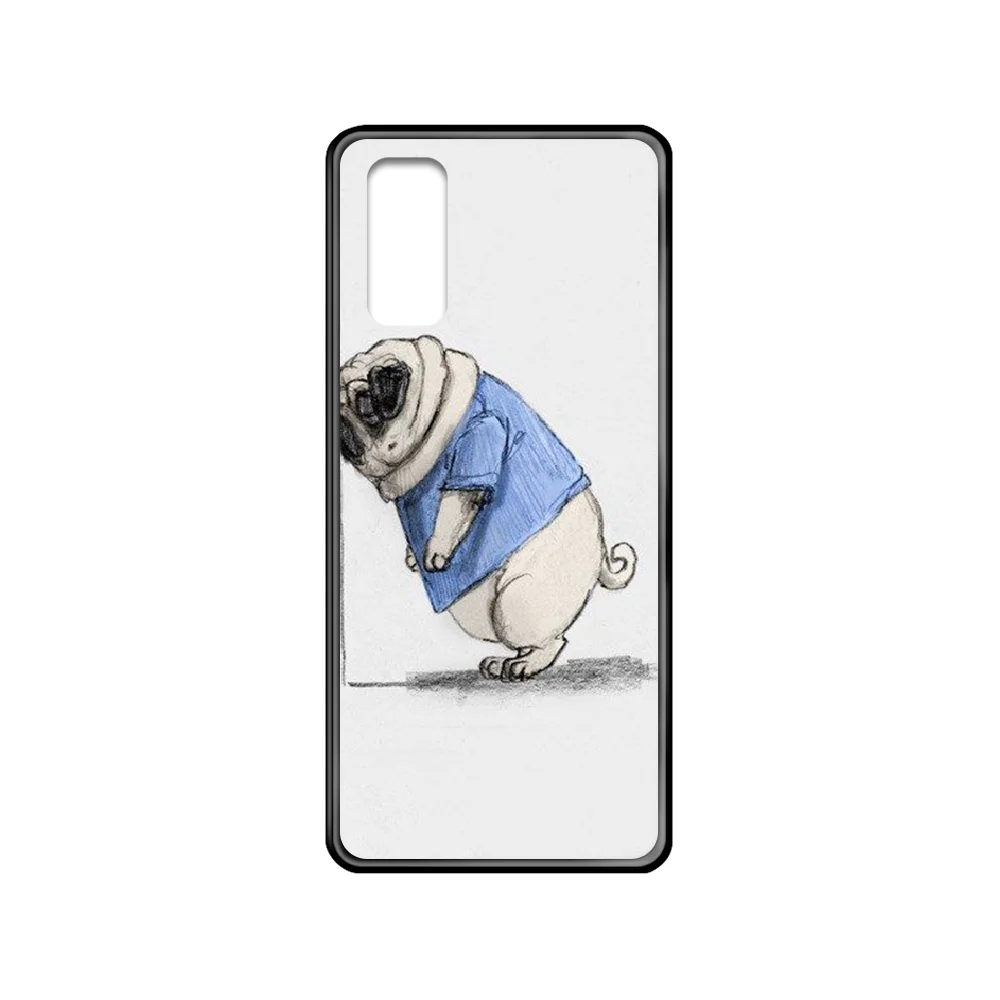 Милый мультяшный собачий Мопс чехол для телефона Корпус Samsung Galaxy J S 3 4 5 6 7 8 9 10 Prime