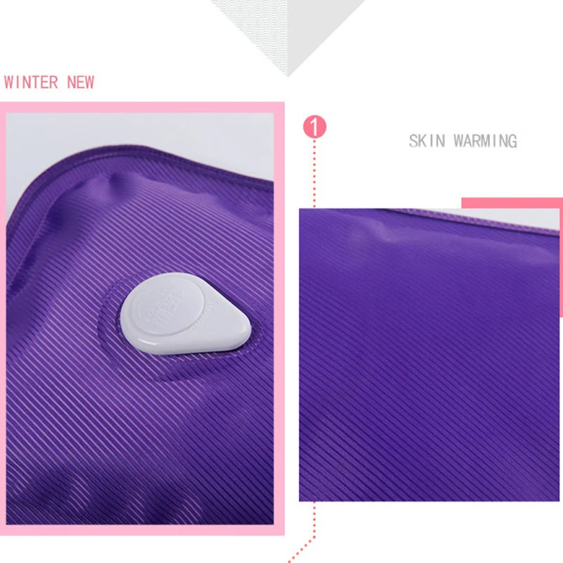 Одноцветные горячие портативные бутылки для воды перезаряжаемая Зимняя Теплая
