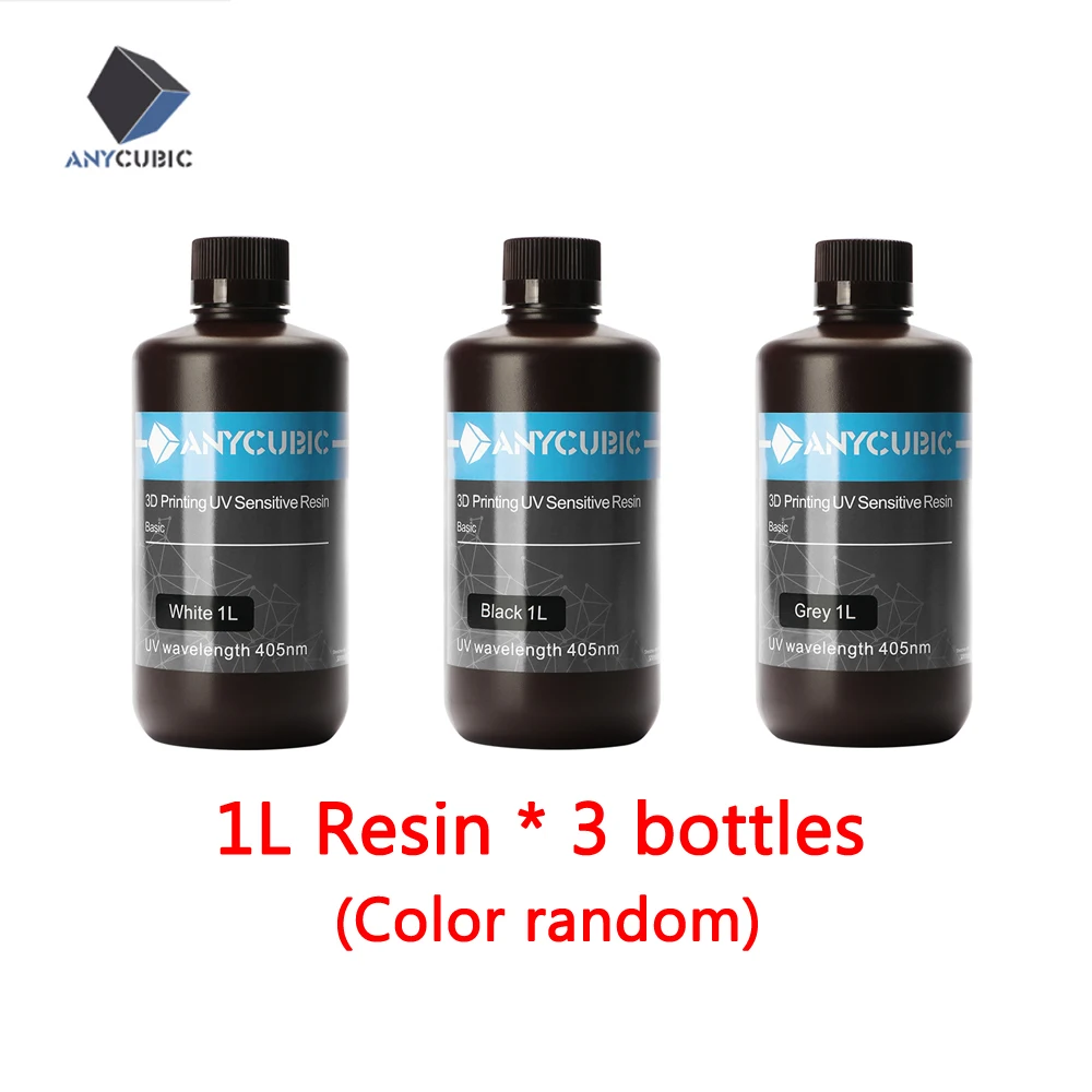 ANYCUBIC 405nm УФ Смола lcd чувствительная к ультрафиолету Смола 1Л/500 мл жидкая 3D печать материалы для фотонов 3d принтер