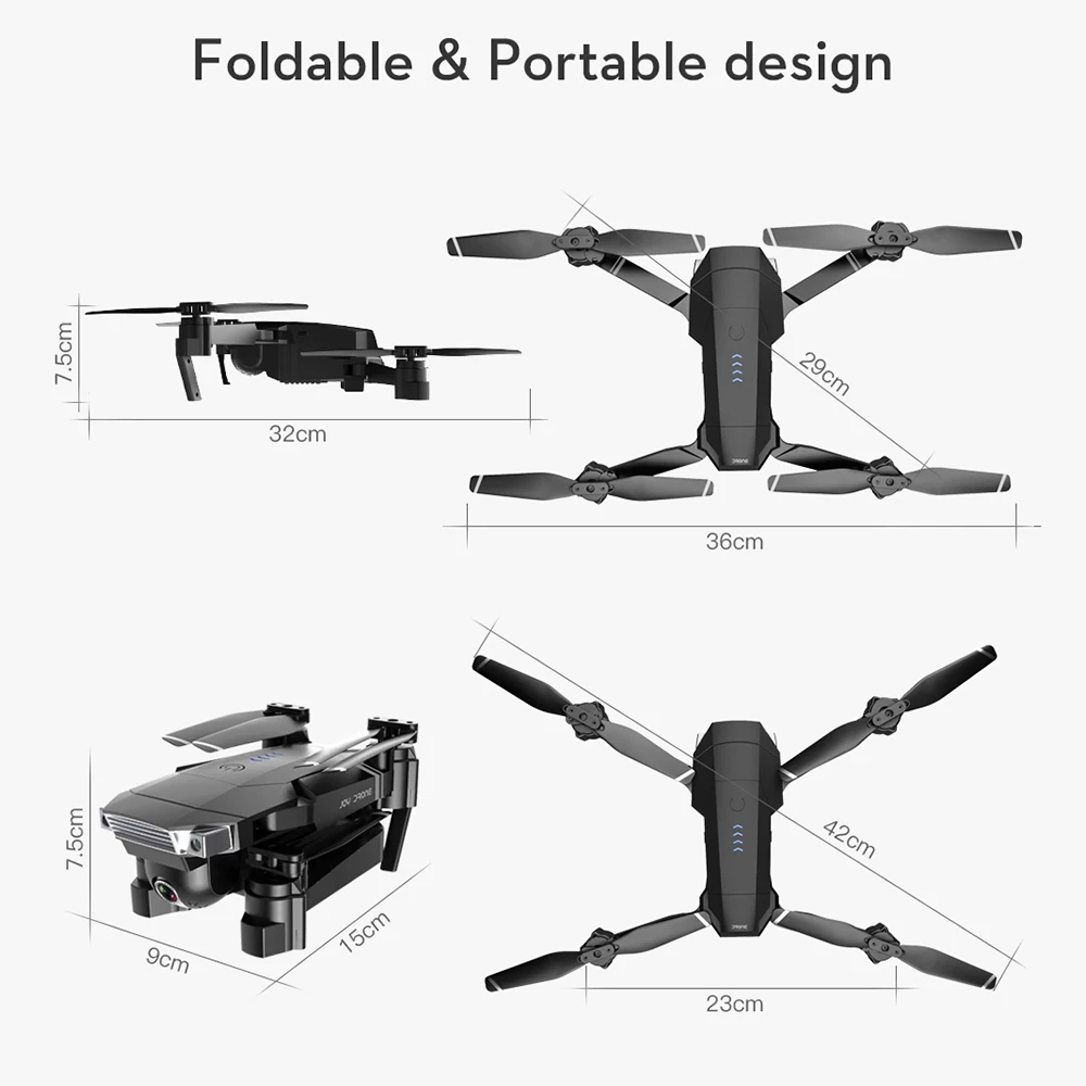 SG901 Квадрокоптер Карманный 4K Дрон камера wifi FPV широкоугольный Режим высокой