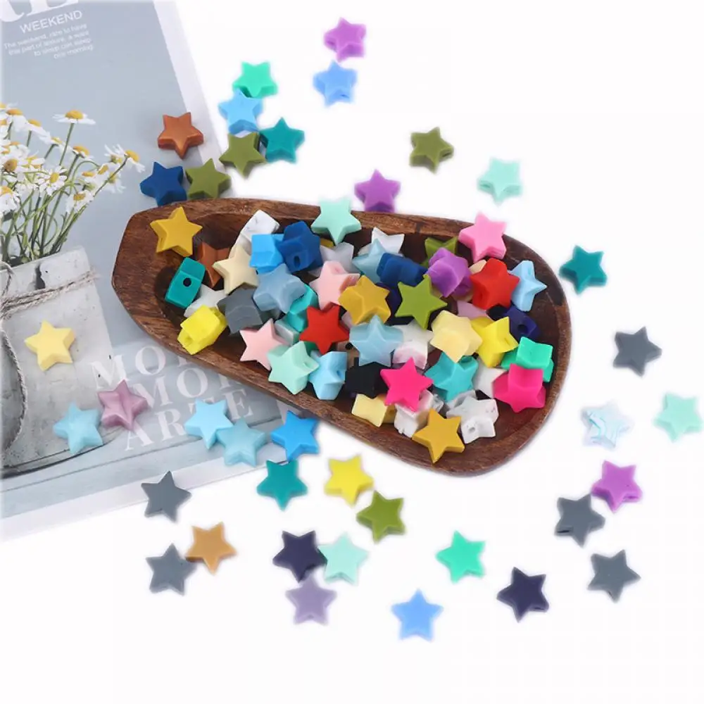 

Цепочка для прорезывания зубов, из пищевого силикона, 100 шт./лот