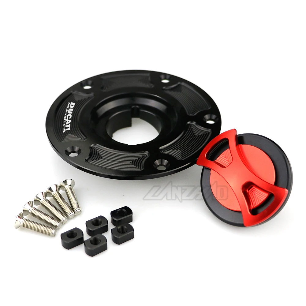 Крышка топливного бака мотоцикла CNC алюминиевые аксессуары для Ducati Monster 696 795 796 2009