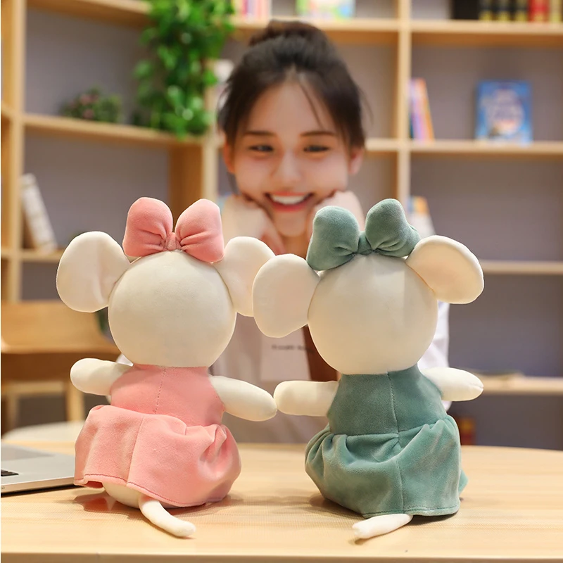 35 см для милой принцессы коврик мыши плюшевая игрушка прекрасная маленькая белая