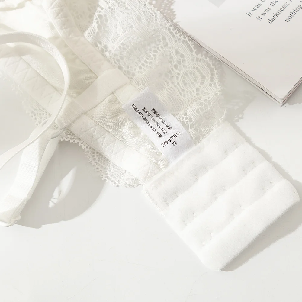 

LEECHEE Bra for women Natural silk Sexy lingerie Lace double breasted Brassiere push up Bralette comfortable breathable bras