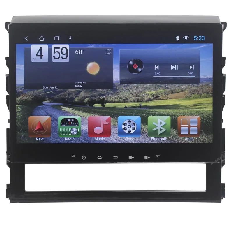 Автомагнитола с восьмиядерным процессором 4 Гб ОЗУ Android 8 1 dvd gps для Toyota Land Cruiser 200