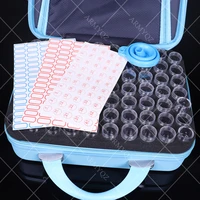 new 140 bottles of diamond painting accessories container storage bag box suitcase 5d butterfly diamond embroidery tool handbag