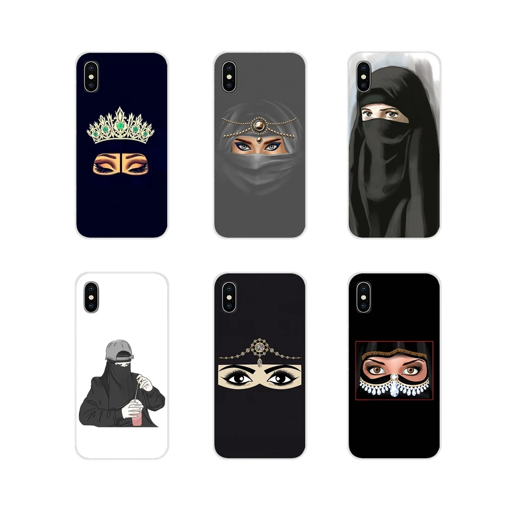 Мусульманская исламская девушка глаза арабский хиджаб для Xiaomi Mi4 Mi5 Mi5S Mi6 Mi A1 A2 A3 5X