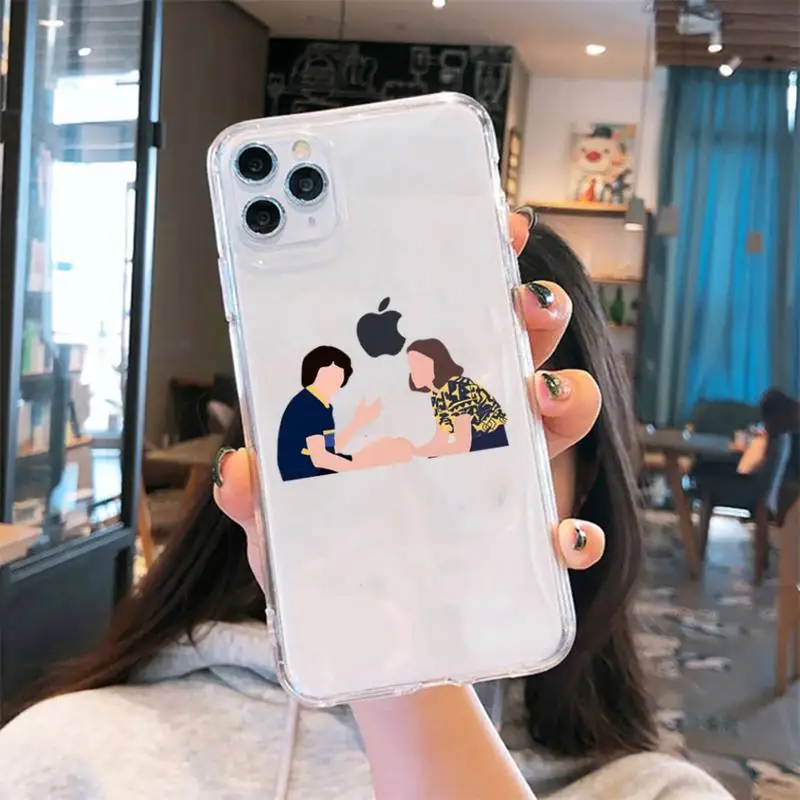 

Stranger Things Christmas Lights Phone Case Transparent for iPhone 6 7 8 11 12 s mini pro X XS XR MAX Plus cover funda shell