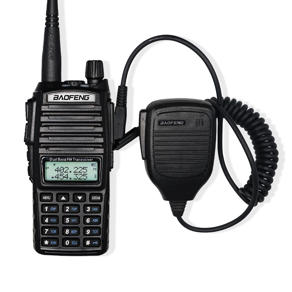 Baofeng рация микрофон динамик двойной PTT для BF888S UV-82 UV-5R UV6R UV 5R 82 двухстороннее радио
