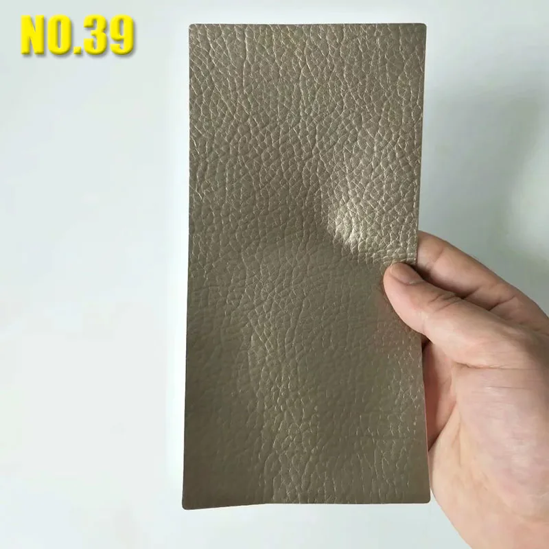 1 шт., 10x20 см, кожаные нашивки, самоклеющиеся, без глажки, для ремонта дивана, кожа, ПУ, ткань, наклейки, нашивки - Цвет: NO.39