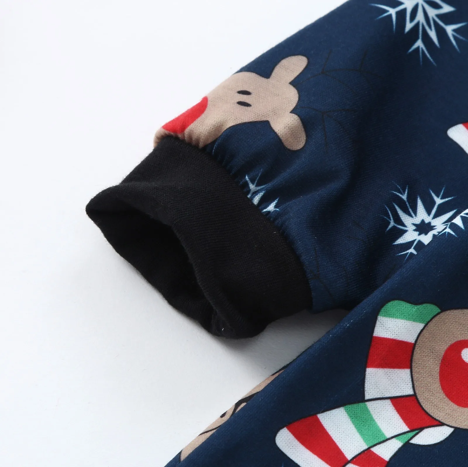 Рождественский Семейный комплект одежды комбинезон с капюшоном и оленем для