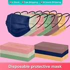 10-100 шт., одноразовые маски для взрослых с фильтром