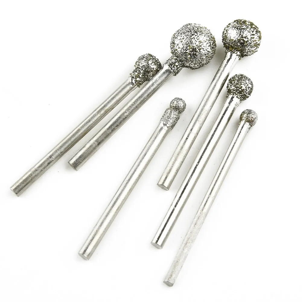 

Burr Drill Bits Set Carving Drilling 3-10mm Glass Tile Stone Forming 6PCS