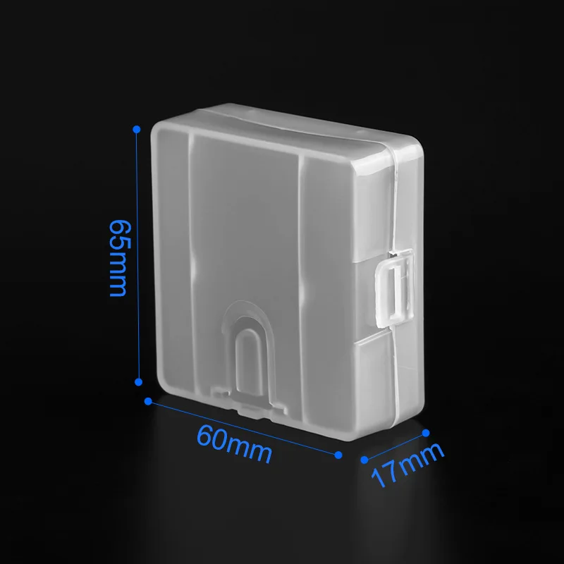 

1PCs Hard Plastic Case Holder Storage Box Cover for 2x 4x 8x AA AAA Battery Box Container Bag Case Organizer Box Case with Clips