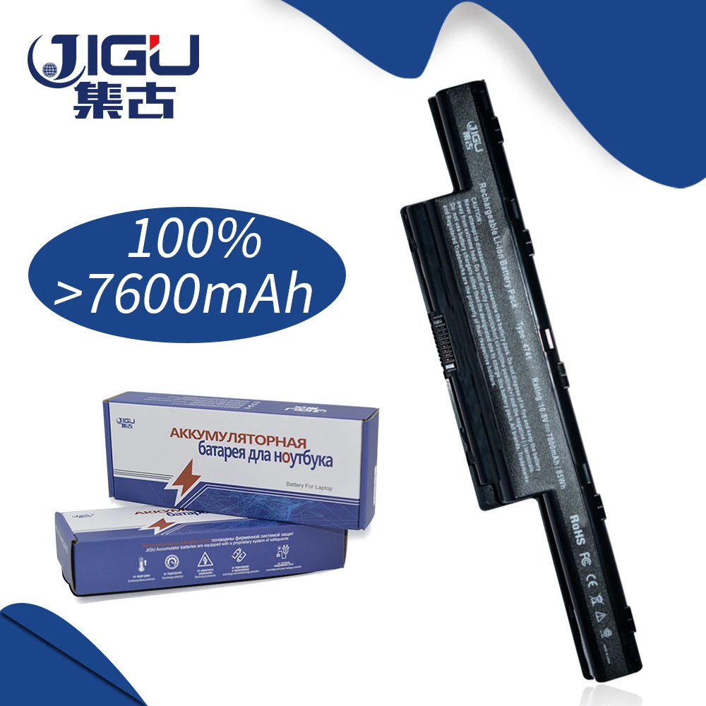 Перезаряжаемый аккумулятор JIGU 9Cell E1 для ноутбука ACER Aspire 4741 4741TG V3-771G 4743 4743G 4743Z E1-421