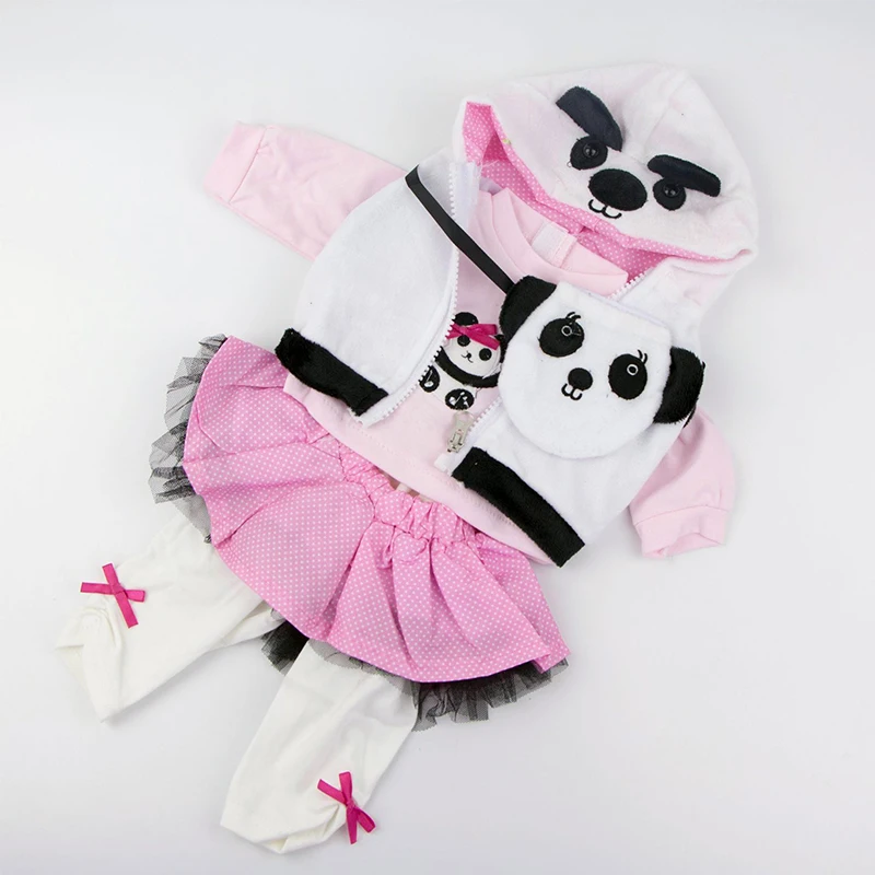 

Reborn Doll Clothes Suit For 22-23 inch real baby Doll bebe reborn boy girl doll clothing suit DIY