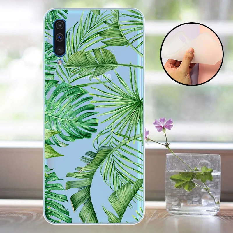 Чехол для samsung Galaxy A50, черный матовый чехол для samsung A50, силиконовый чехол ТПУ для телефона Galaxy A 50 A505F Capa - Цвет: GBZ