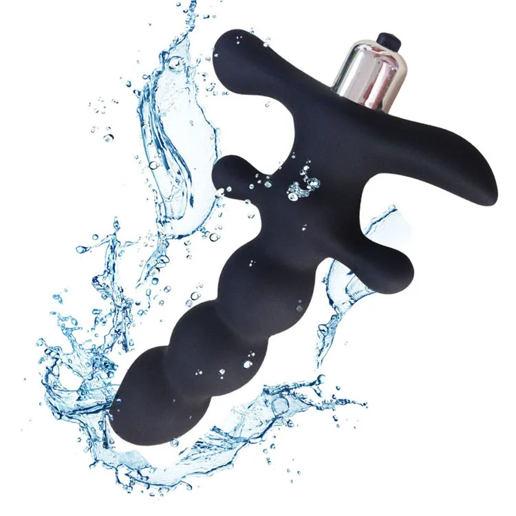 Задний корт силиконовый вибратор Массажер Женский Вибратор Взрослый массаж