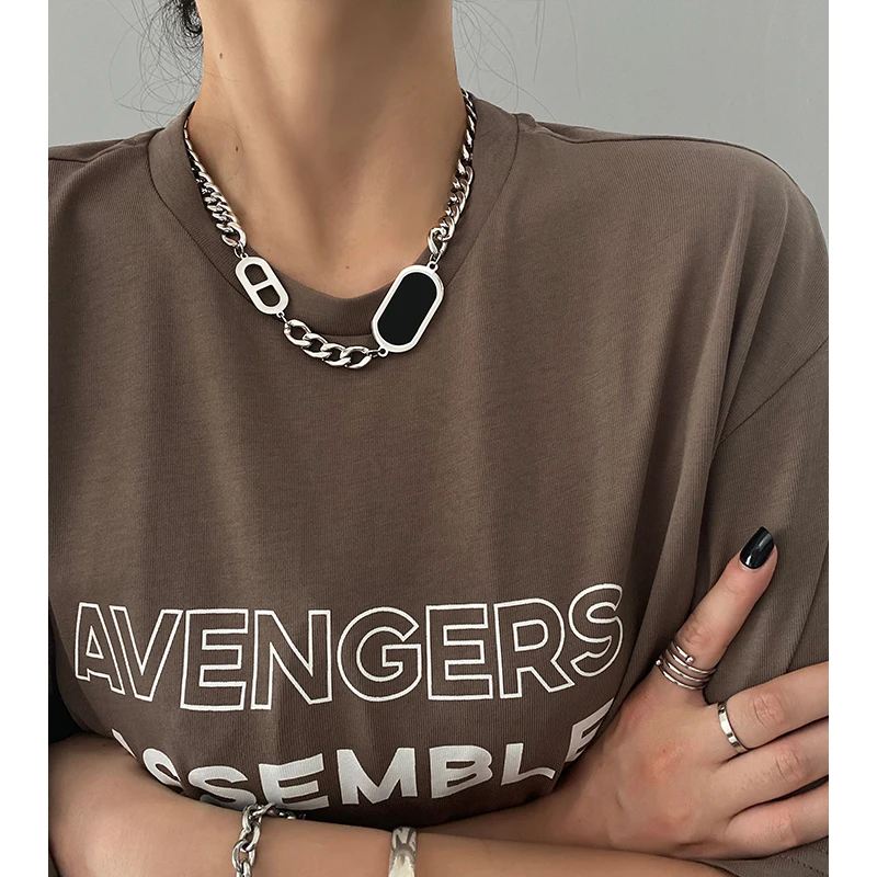 

Big Pig Nose Necklace For Women European And American Style Design Necklace Hip Hop Necklace Luxury Jewelry Valentine's Day Gift