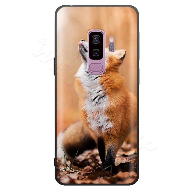 Webbedepp чехол с изображением лисы на осень для Samsung Galaxy A3 A5 A6 Plus A7 A8 A9 J6 M20 A10S A20S A30S A40S