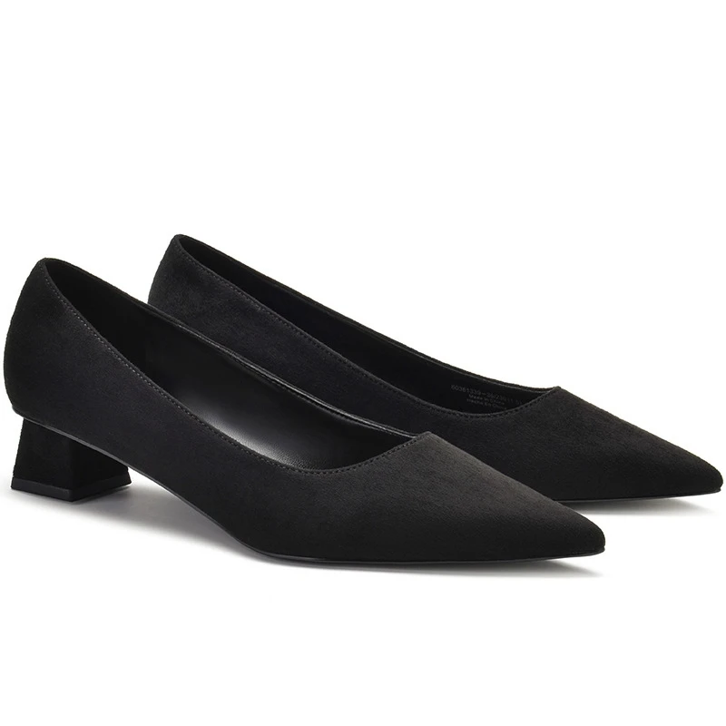 

Shallow Mouth 2021 Women Shoes Orange Sandals Ladies High Heels Pointed Toe Lace-Up Work Dress Professional Branded Pumps Slip O