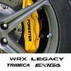 6 шт. наклеек на тормозной суппорт автомобиля, термостойкие наклейки для Subaru Forester XV Outback Legacy WRX Tribeca Levorg, автомобильные аксессуары