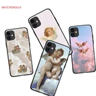 Чехол для телефона SE2020 6S, ТПУ силиконовый резиновый чехол для IPhone 11, 12 Pro Max, 7, 8 Plus, X, Xs, XR, с облаками, сlow, с ангелами, задняя крышка