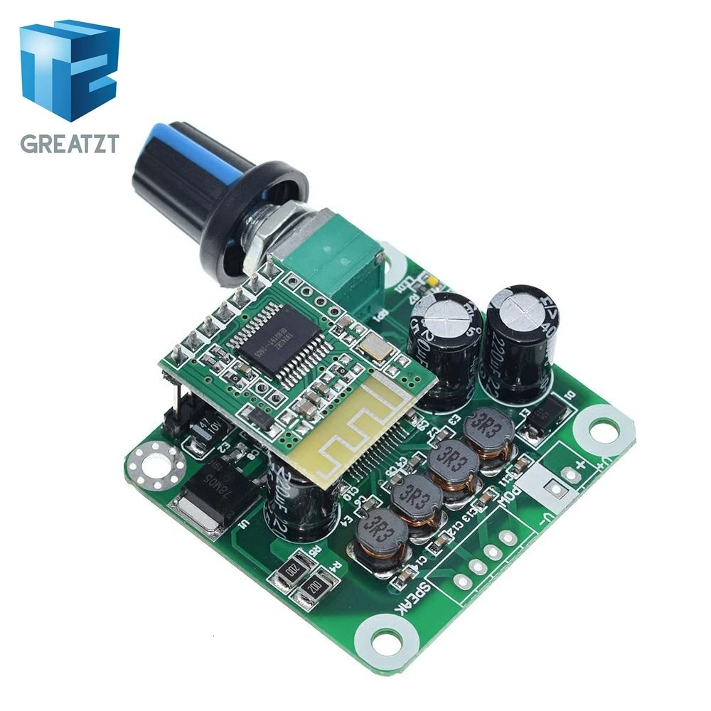 Bluetooth 4,2 TPA3110 15 Вт+ 15 Вт Цифровой стерео аудио Мощность модуль усилителя 12 V-24 V автомобиль для USB Динамик, Портативный Динамик