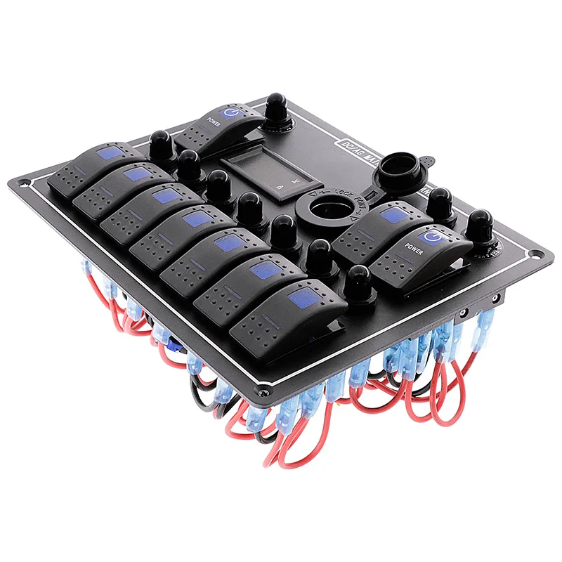 Переменный/постоянный ток двойной мощности 10 клавишный переключатель