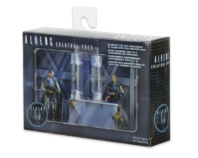 NECA Alien 2 Creature Pack Stasis Chanber светодиодный светильник 7 &quotПВХ фигурка Коллекционная