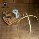 Let's Make 10 наборов для новорожденных, колокольчики для кроватки, деревянные погремушки, кронштейн для детской кроватки, держатель для игрушек, мобильная кроватка для 0-12 месяцев, деревянные поделки