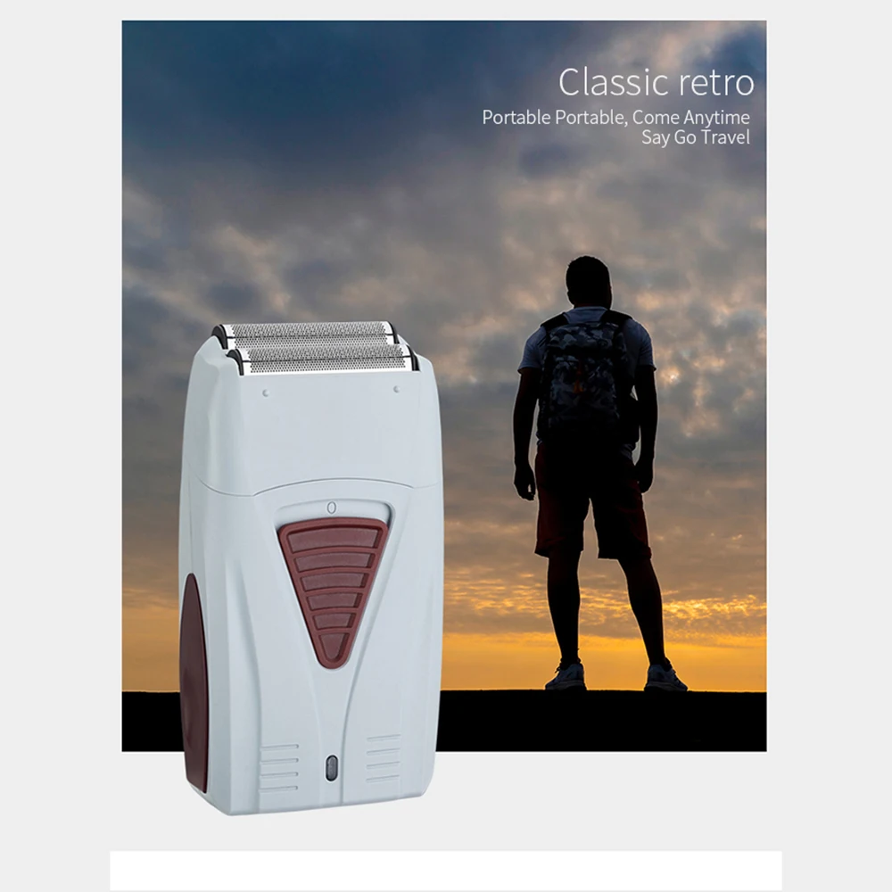 Для мужчин электробритва USB Перезаряжаемые уход за кожей лица Борода