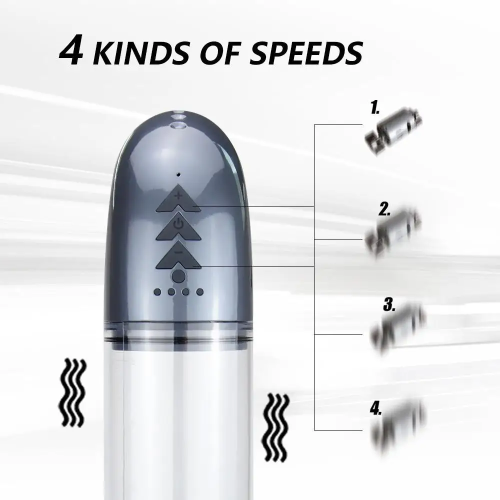 Электрический насос для пениса вакуумный секс игрушки взрослых удлинитель 4