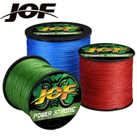 jof new 8 strands fishing line 300m 500m japanese multifilament 100 pe durable wire carp super strong woven thread tackle
