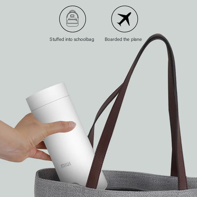 

Portable Electric Kettles 400ml Thermal Cup Make Tea Coffee Travel Boil Water Keep Warm Smart Kettle Kitchen Appliances