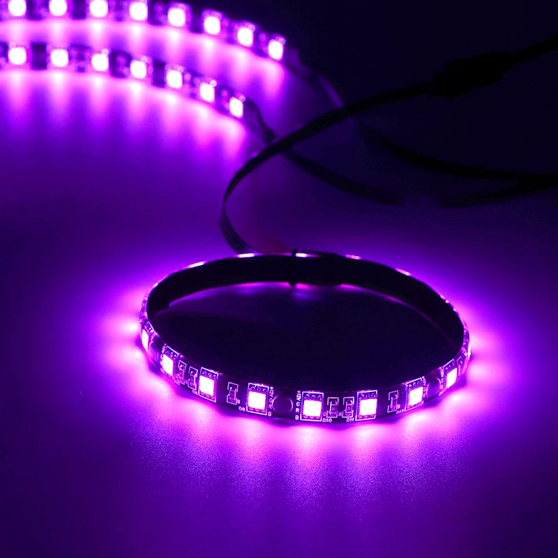 3 шт. SMD5050 RGB светодиодный светильник для моддинга чехол для ПК с 4pin RGB коннектор светодиодный светильник 12 В совместим с Asus Aura Asrock