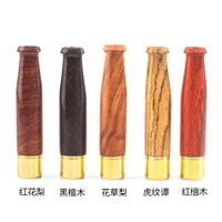 1pcs randomly solid wood filter pipes for women cigarette pipes removable cycle cleaning portable cigarette mouthpiece holder