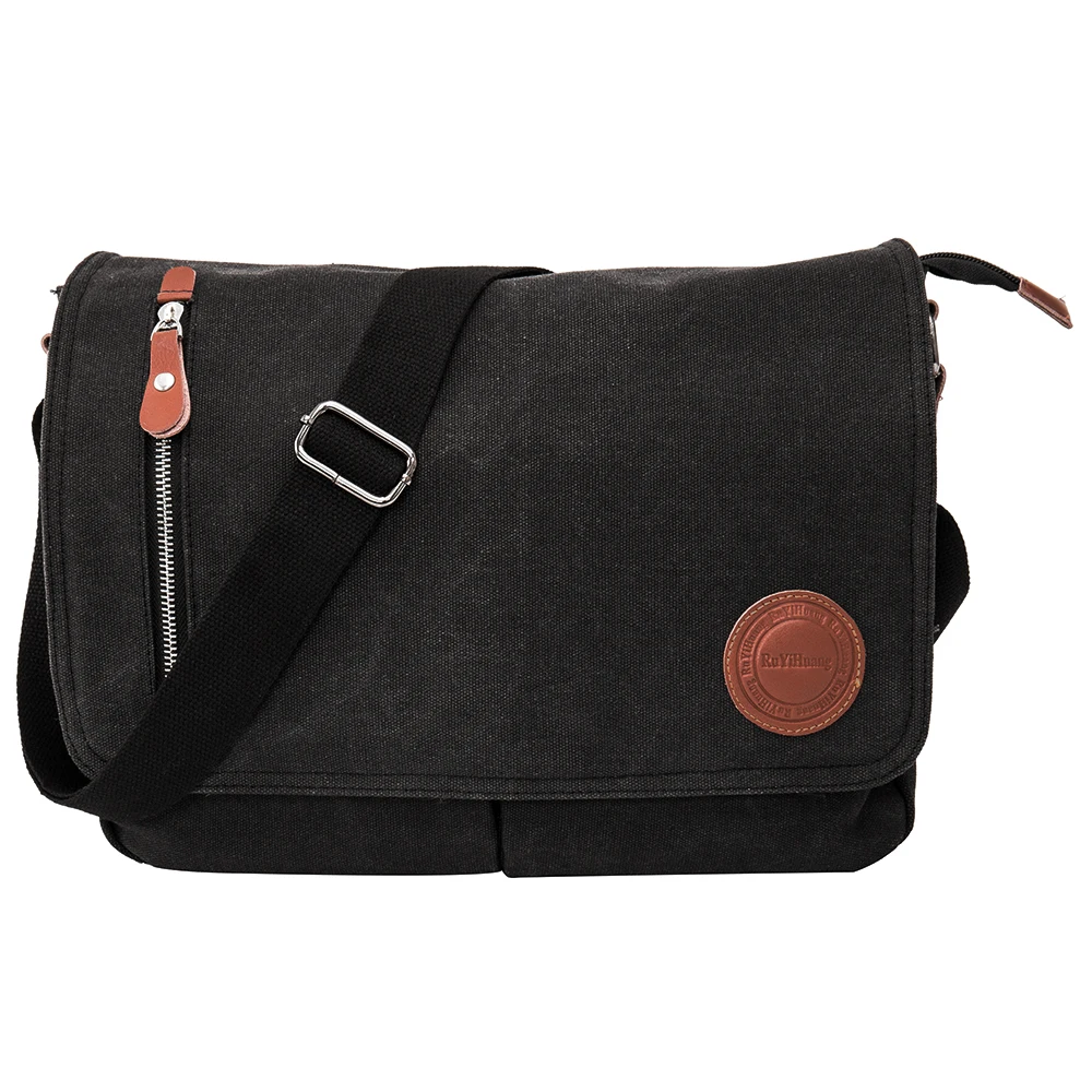 Мужские сумки через плечо для мужчин bolsa 2018 холщовые кожаные качественные