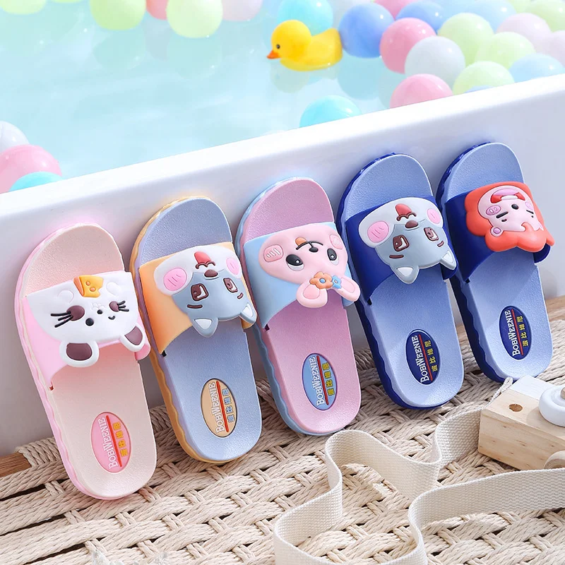 Тапочки детские Обувь для собак шлепанцы девочек домашний дом гостевой пляж