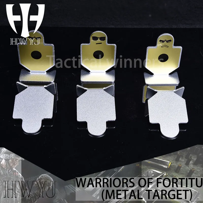 6 шт. тактическая тренировочная доска редких металлических мишеней для